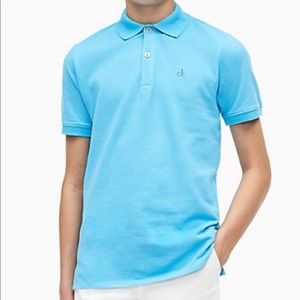 Calvin Klein boys aqua polo